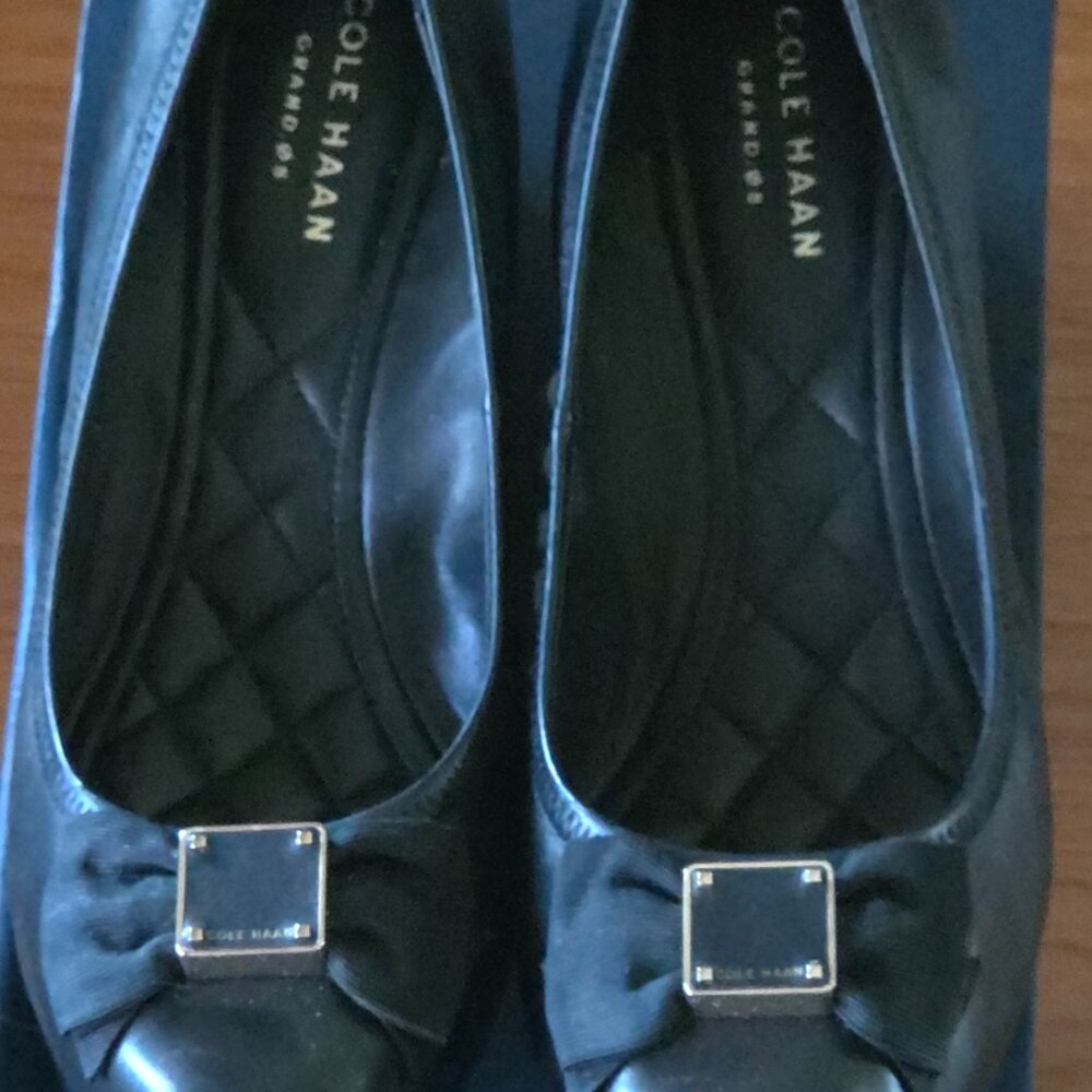 Cole Haan Women's Tali Grand Bow Wedge Pumps